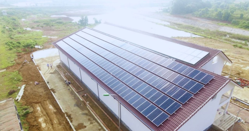 Điện mặt trời áp mái phòng thí nghiệm Nacentech